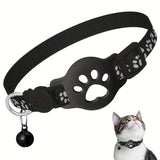 Creative Cartoon Printed Pet Cat Locator Collar