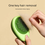 Self-Cleaning Pet Brush – Easy Hair Removal for Cats & Dogs