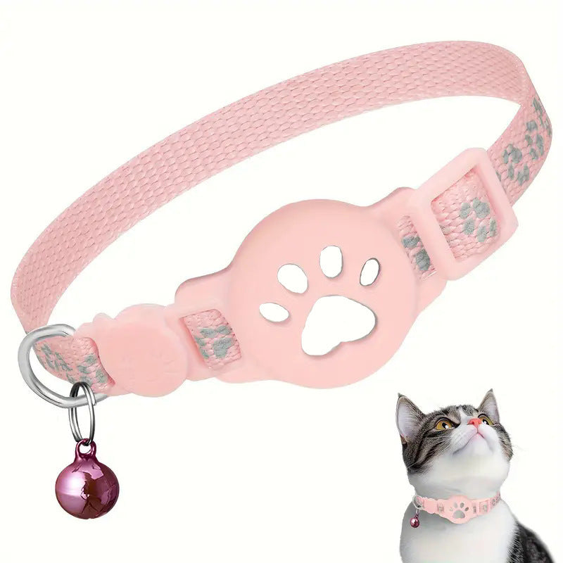Creative Cartoon Printed Pet Cat Locator Collar