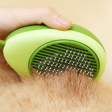 Self-Cleaning Pet Brush – Easy Hair Removal for Cats & Dogs