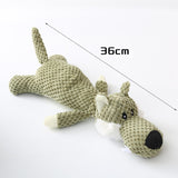 Plush Cartoon Puppy Dog Toy Pet Dog Chew Squeak Toys For Small Dogs Teeth Grinding Pet Products Dog Accessories